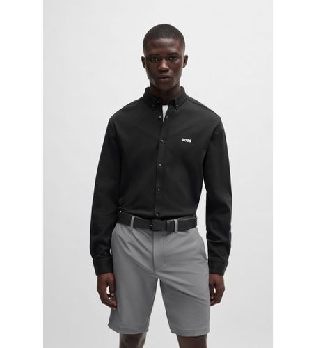 Chemise Motion noire (M), Casuel, Coton, Manche longue - BOSS - Modalova