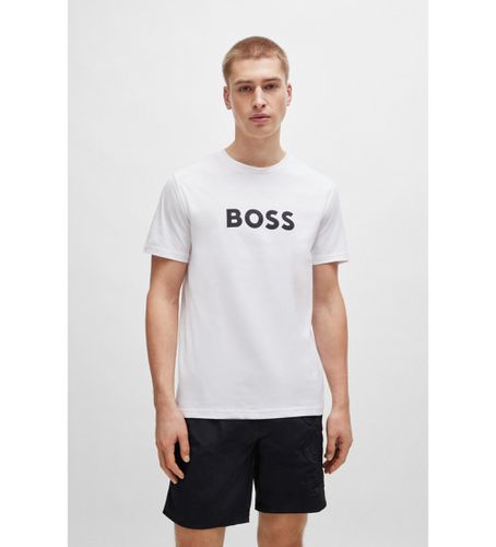 T-shirt Rn Solar (L), Casuel, Coton, Manche courte - BOSS - Modalova