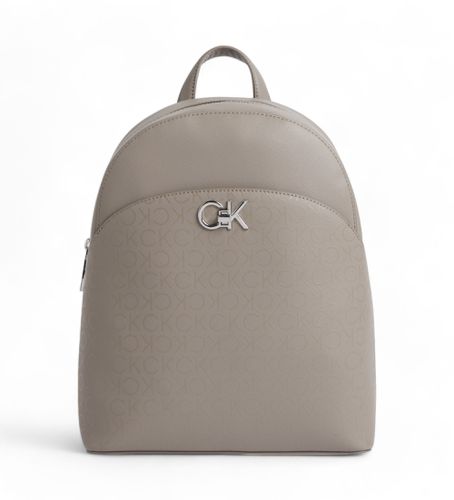 K60K612540 Sac à dos rond avec logo (OSFA), Marron, Casuel, Polyuréthane - Calvin Klein - Modalova