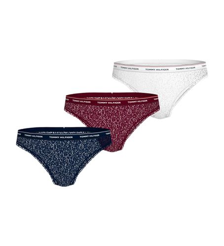 UW0UW04897 Lot de 3 culottes Premium Essential lace navy, , (M), Blanc, Rouge, Homewear, Durable, Nylon - Tommy Hilfiger - Modalova