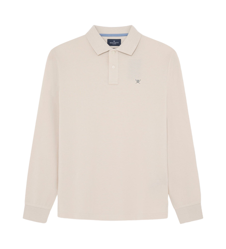 HM550887 Polo Slim Fit Logo (M), Casuel, Coton, Manche longue - Hackett London - Modalova