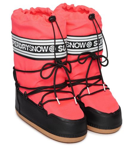 WF210077A Bottes de neige roses (36/37), Plat, Lacets, Casuel - Superdry - Modalova