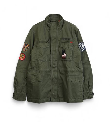 M5012034A Veste de recrue à écusson (L), Casuel, Vert, Coton - Superdry - Modalova