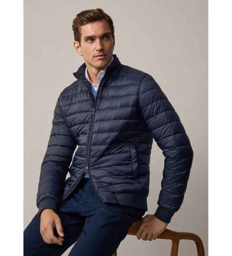 HM403194 Ultra Moto Jacket (L), Casuel, Nylon, Manche longue, Marine - Hackett London - Modalova