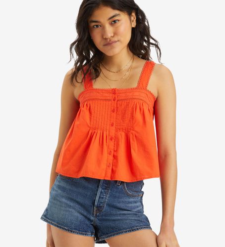 A9297-0001 Chemisier Cici rouge (M), Casuel, Orange, Coton, Sans manches / bretelles - Levi's - Modalova