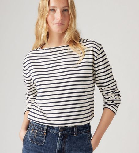 A9332-0004 T-shirt Bay Sailor blanc, (S), Casuel, Coton, Manche longue - Levi's - Modalova