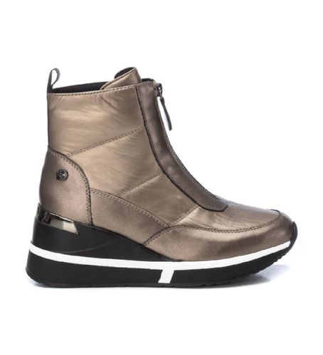 PLOMO Bottines 143079 (37), Argenté, Plat, Fermeture éclair, Casuel - Xti - Modalova