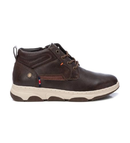 MARRON Bottines 172142 marron (41), Plat, Lacets, Fermeture éclair, Casuel - Refresh - Modalova