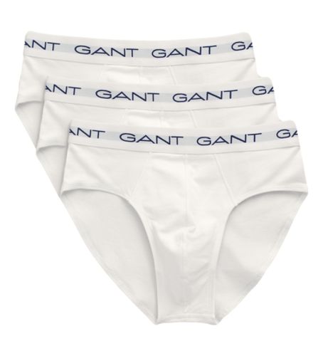 Trois paquets de slips blancs (M), Homewear, Coton - Gant - Modalova