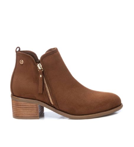 CAMEL WOMAN ANKLE BOOT 143420 marron (41), Cuir, 3 à 5 cm, Fermeture éclair, Casuel - Xti - Modalova