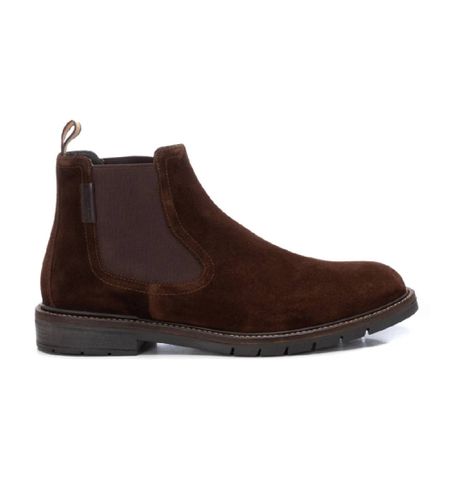 MARRON Bottines en cuir 161702 marron (41), Plat, Aucun, Casuel - Carmela - Modalova