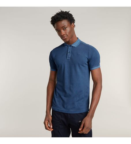 D11595-D756-G702 Polo Dunda Overdyed Slim (XS), Casuel, Coton, Manche courte, Le coton biologique, Durable - G-Star - Modalova