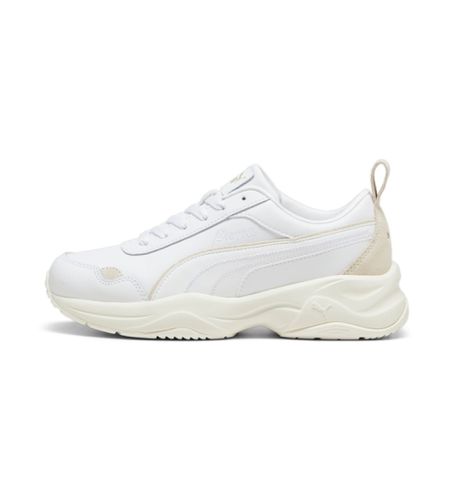 Trainers Cilia Mode Lux (36), Cuir, Blanc, Plat, Lacets, Casuel - Puma - Modalova