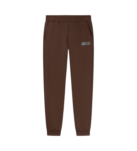 Unisex. 68689265 Bas de survêtement ESS+ Graphic brown (XS), Marron, Casuel, Sport, Coton, Multisport - Puma - Modalova