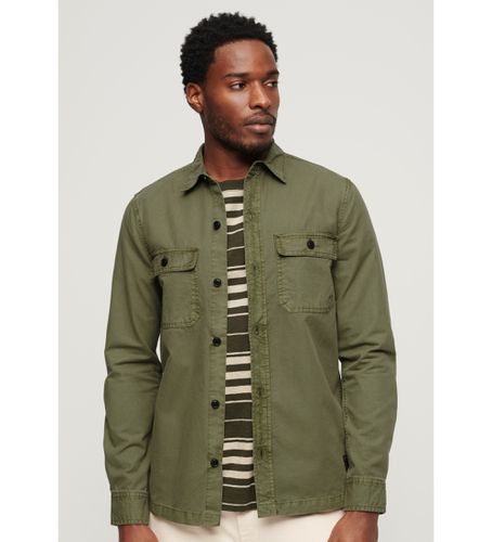 M4010799A Chemise à manches longues militaire (XXL), Casuel, Coton, Manche longue - Superdry - Modalova