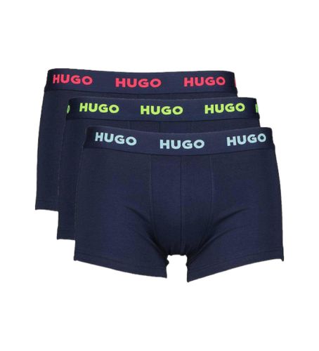 Lot de 3 boxers bleus avec logo (M), Homewear, Coton - HUGO - Modalova