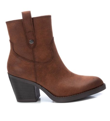 Bottines 171488 marron - hauteur du talon : 8cm (37), 5 à 8 cm, Fermeture éclair, Casuel - Refresh - Modalova