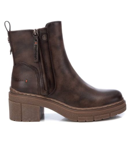 Bottines 171993 marron (37), 3 à 5 cm, Fermeture éclair, Casuel - Refresh - Modalova