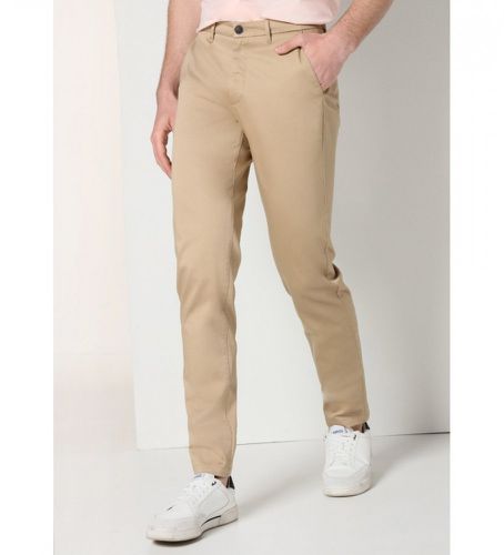 Pantalon chino - Medium Box - Slim (36), Marron, Casuel, Coton - Six Valves - Modalova