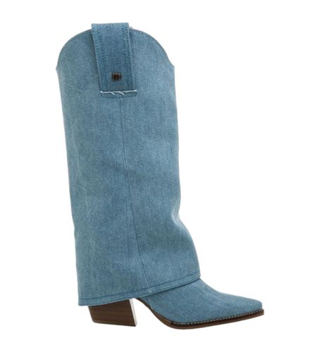 Bottes en cuir Missouri (36), Bleu, 5 à 8 cm, Aucun, Casuel - MTNG - Modalova