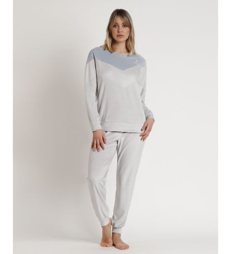 Pyjama manches longues velours doux Home (M), Homewear, Polyester, Manche longue - Admas - Modalova