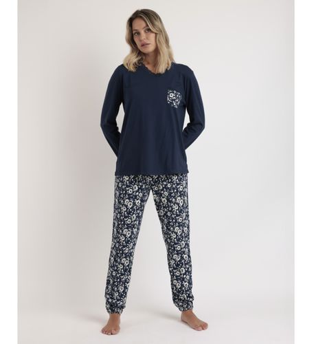 Pyjama Manches longues Dentelle Romantique Hiver (S), Homewear, Coton, Manche longue - Admas - Modalova