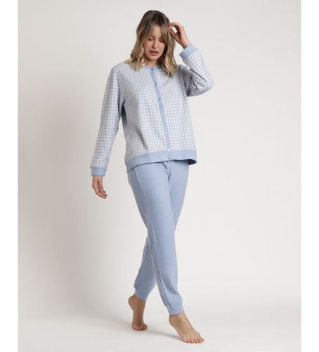 Pyjama ouvert Manches longues tricoté Milano Dream (M), Homewear, Coton, Manche longue - Admas - Modalova