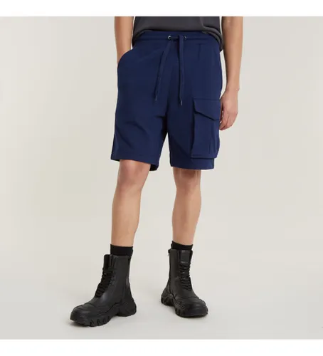 D24704-D562-1305 Short One Pocket (XXL), Casuel, Le coton biologique, Durable, Marine - G-Star - Modalova