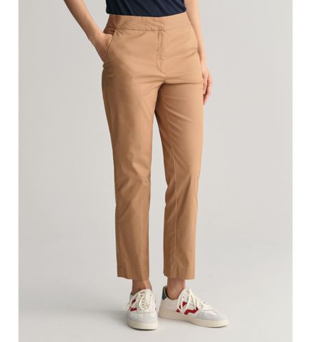 Pantalon Slim Fit Cigarette marron (42), Casuel, Coton - Gant - Modalova