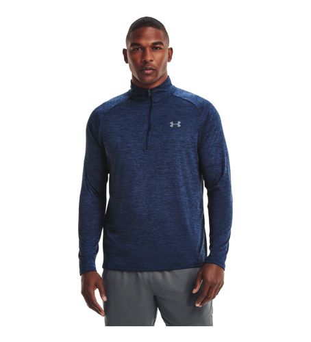 T-shirt à manches longues UA Tech ½ Zip (S), Sport, Multisport, Polyester, Manche longue, Marine - Under Armour - Modalova