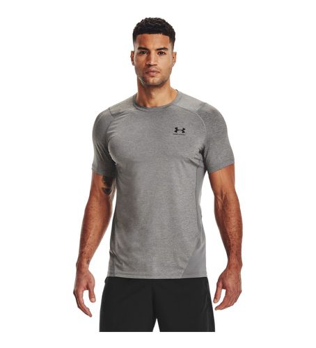 HeatGear® Armour Fitted Short Sleeve T-Shirt (S), Sport, Gris, Multisport, Polyester, Manche courte, P - Under Armour - Modalova