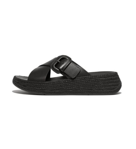 HP5-001 F-mode Espadrille sandales en cuir à boucle (39), 1 à 3 cm, Aucun, Casuel - Fitflop - Modalova