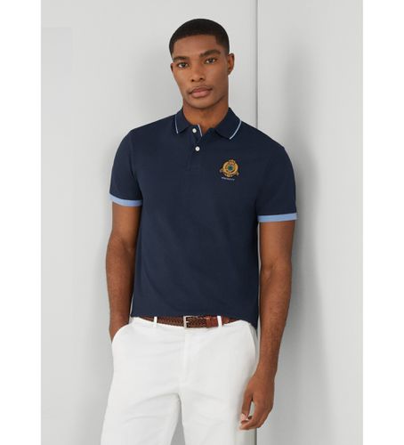 HM563261 Polo Heritage Logo (XXL), Casuel, Coton, Manche courte, Marine - Hackett London - Modalova