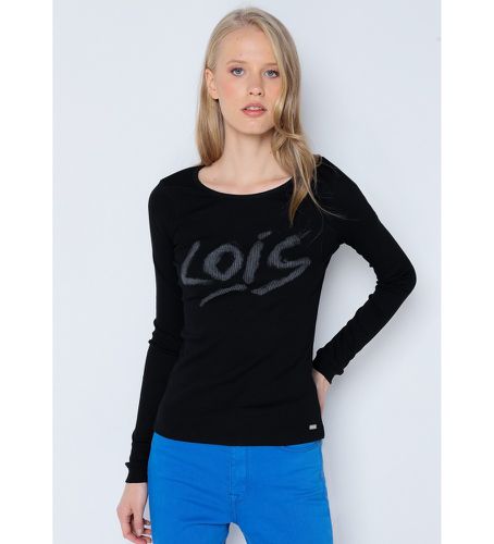 T-shirt manches longues slim fit (S), Casuel, Coton, Manche longue - Lois Jeans - Modalova