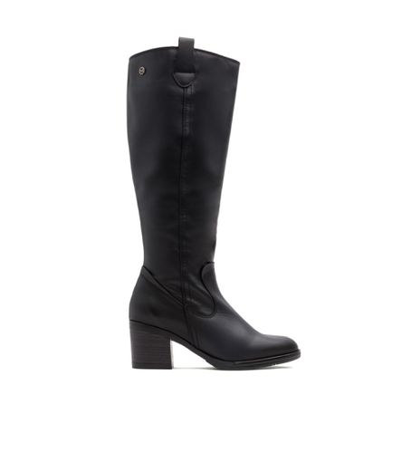 Jemma Zippered Leather Boots (36), Cuir, 5 à 8 cm, Fermeture éclair, Casuel - Porronet - Modalova