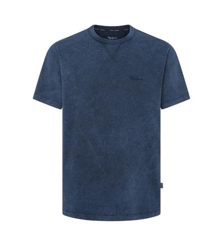 PM509645 T-shirt Silverton (XS), Bleu, Casuel, Manche courte, Le coton biologique, Durable, Marine - Pepe Jeans - Modalova