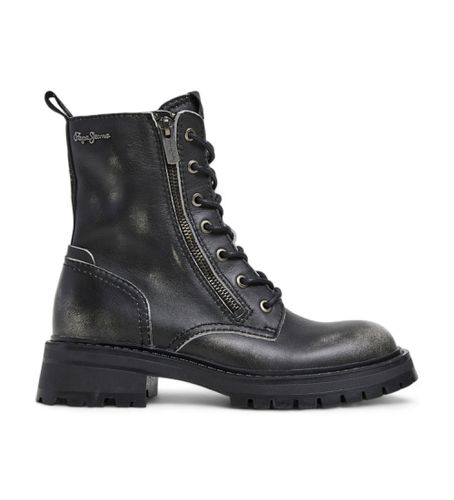 PLS50548 Kane Rub Leather Ankle Boots (39), Cuir, 3 à 5 cm, Fermeture éclair, Casuel - Pepe Jeans - Modalova