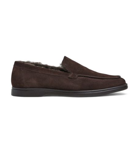 HMS21404 Martin Signafur Mocassins en cuir marron (41), Plat, Aucun, Casuel - Hackett London - Modalova