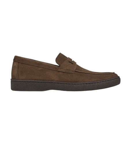 HMS21406 Peter Soft Mocassins en cuir marron (40), Plat, Aucun, Casuel - Hackett London - Modalova