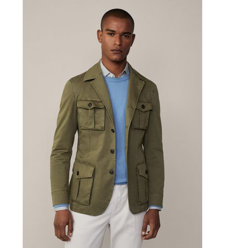 HM443420 Veste Safari verte (46/34), Casuel, Coton, Manche longue - Hackett London - Modalova