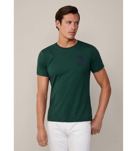 HM500848 T-shirt Heritage Number (XS), Casuel, Coton, Manche courte - Hackett London - Modalova