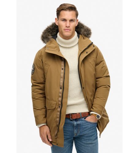 M5011929A Parka Everest en fourrure synthétique marron (XXL), Casuel, Polyester, Durable - Superdry - Modalova