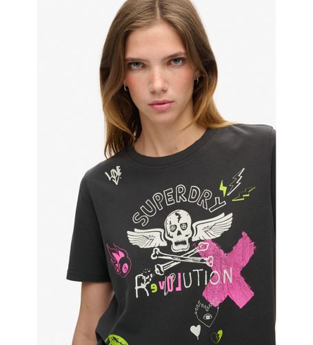 W1011498A T-shirt Lo-Fi Punk (S), Casuel, Coton, Manche courte - Superdry - Modalova