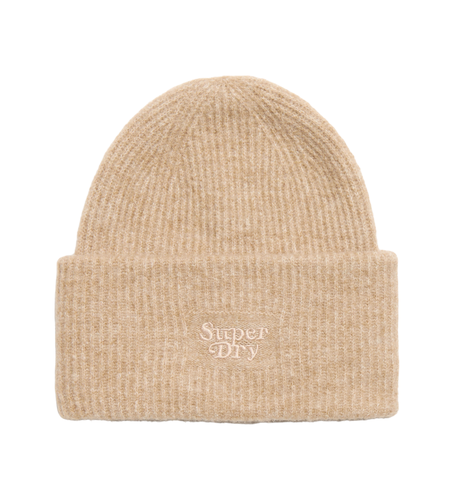 Unisex. Y9010185A Bonnet doux en tricot côtelé (OSFA), Casuel, Polyester - Superdry - Modalova