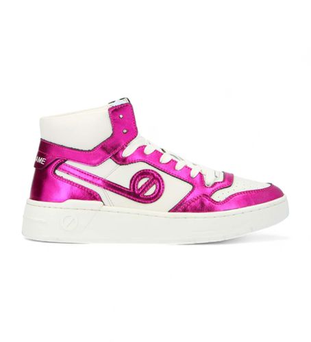 ONCFGM0 Baskets Kelly Mid . blanc (36), Plat, Cuir, Lacets, Casuel - NO NAME - Modalova