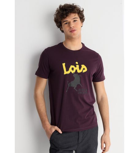 T-shirt basique Lois lilas (S), Casuel, Violet, Coton, Manche courte - Lois Jeans - Modalova