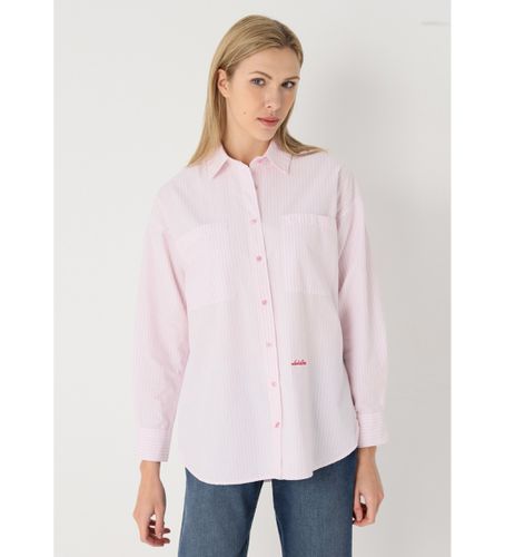 Chemise à manches longues avec rayures tissées roses (XS), Casuel, Coton, Manche longue - Lois Jeans - Modalova