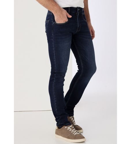 Jeans Slim fit navy (28), Casuel, Coton, Denim, Marine - Six Valves - Modalova