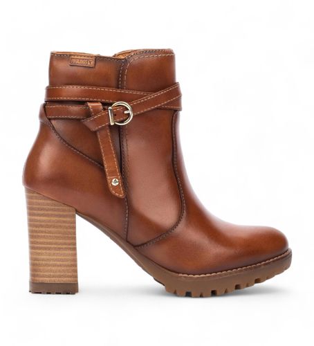 W7M-8806 Bottines en cuir Connelly marron (36), 5 à 8 cm, Fermeture éclair, Casuel - Pikolinos - Modalova