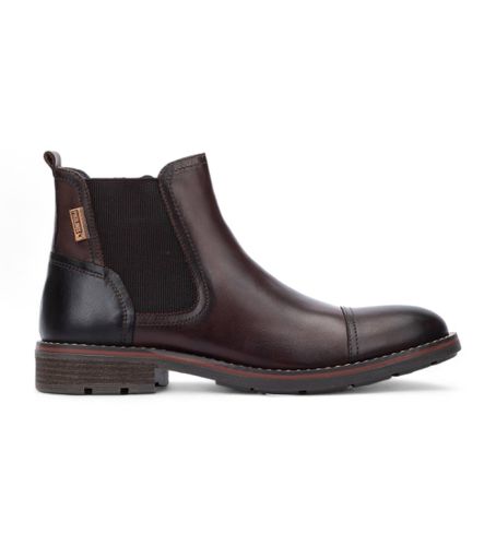 M2M-8022C1 Bottines en cuir marron York (40), Plat, Fermeture éclair, Casuel - Pikolinos - Modalova